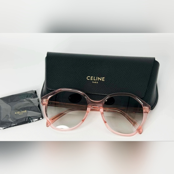 ✨ **NEW**Celine Paris Sunglasses Pink / Grey Gradient - AUTHENTIC - Picture 7 of 8